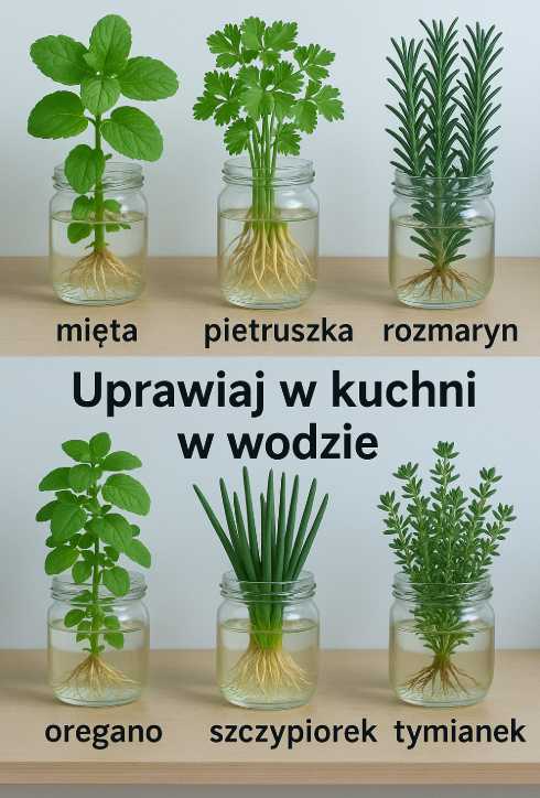 Uprawa ziół w wodzie – zielony zakątek w Twojej kuchni bez grama ziemi!