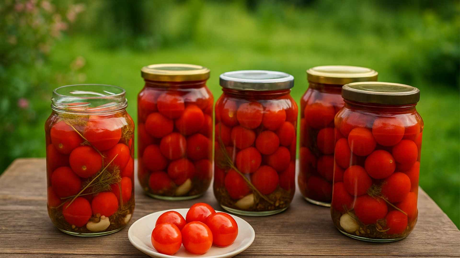Marynowane pomidorki koktajlowe – nie tylko do obiadu