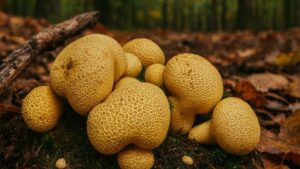 Tęgoskór cytrynowy (Scleroderma citrinum) – trująca „trufla” lasu, którą łatwo pomylić z purchawką