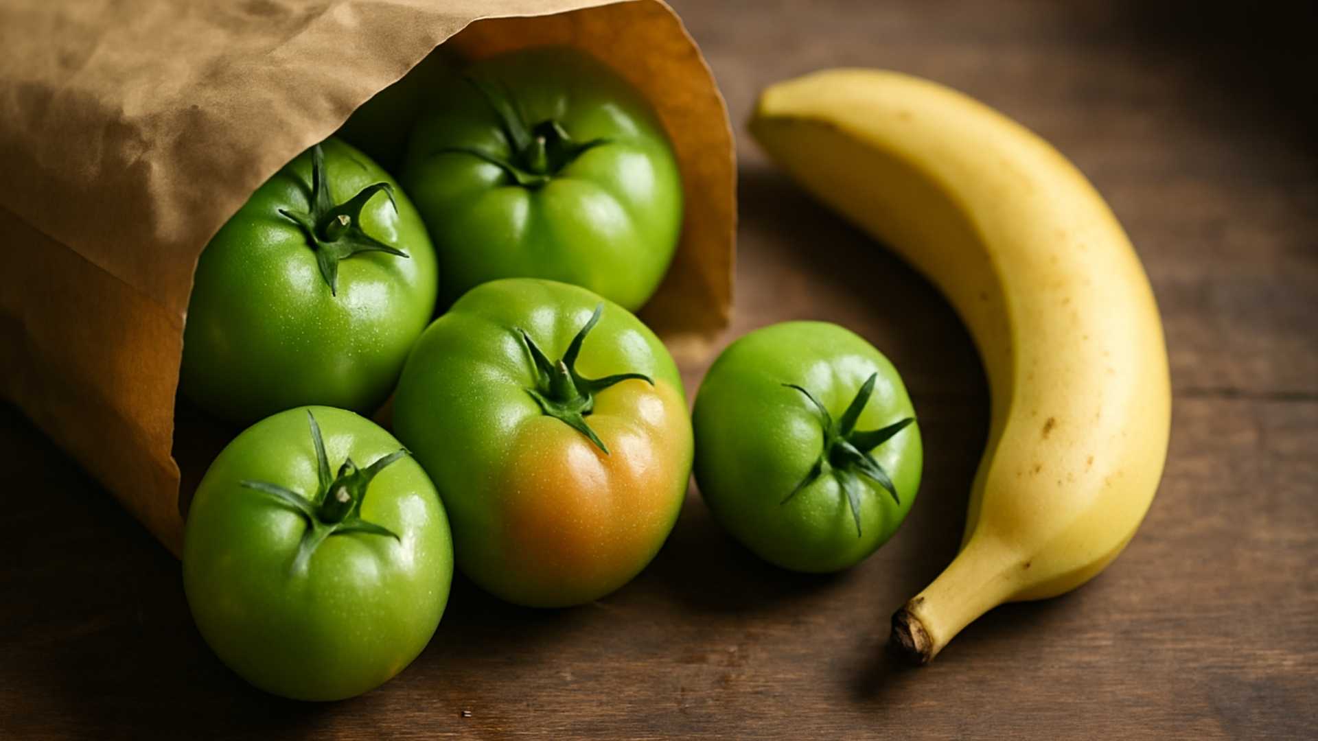 Niedojrzałe pomidory szybko robią się czerwone. Wystarczy… banan! | foto. Kamil w Ogrodzie