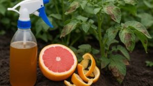 Oprysk z wrotyczu, skórek grejpfruta i jodu zahamował zarazę ziemniaczaną? | foto. Kamil w Ogrodzie