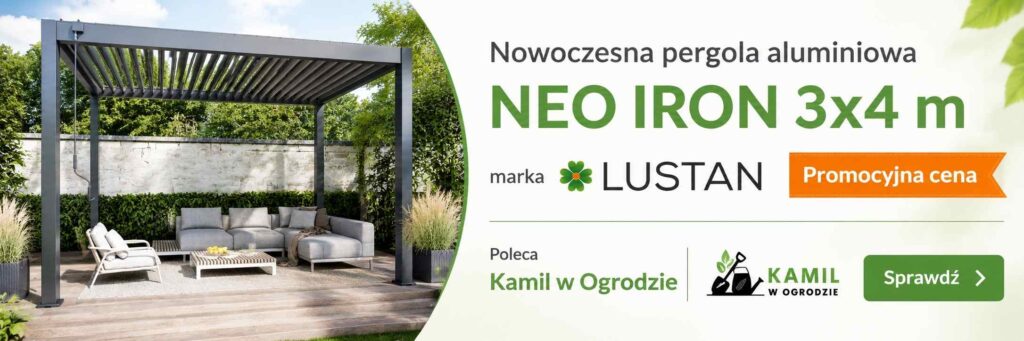 Pergola Aluminiowa do Ogrodu - NEO Iron marki Lustan