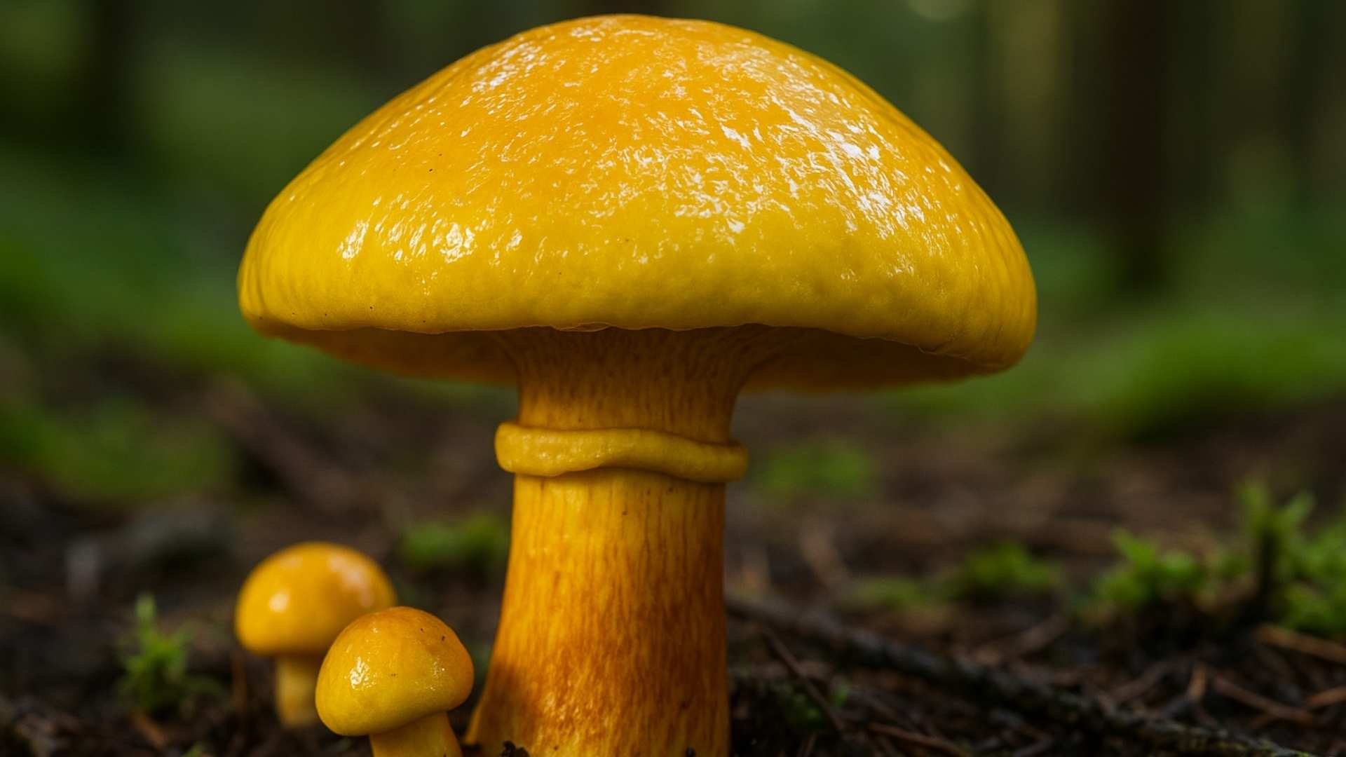 Maślak żółty – Suillus grevillei – opis i występowanie