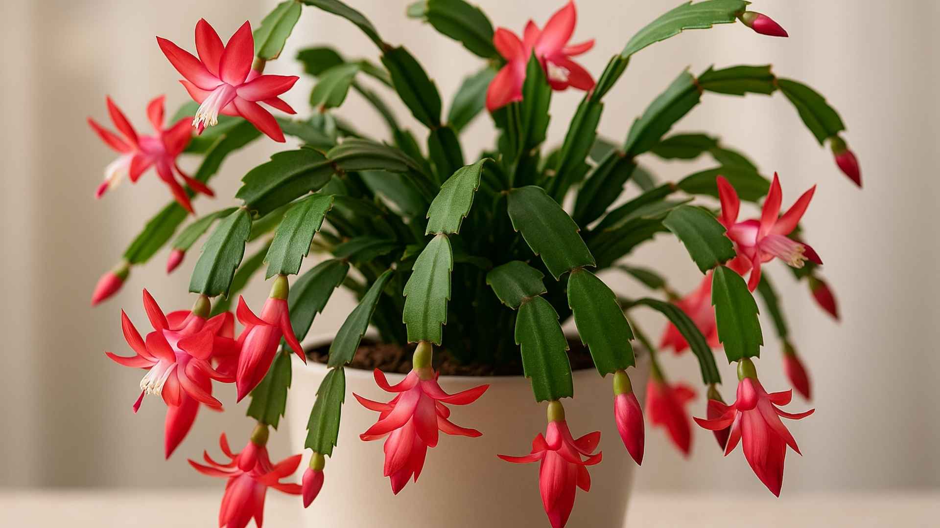 Szlumberga (Grudnik) – Uprawa, pielęgnacja, kwitnienie i rozmnażanie | foto. Kamil w Ogrodzie