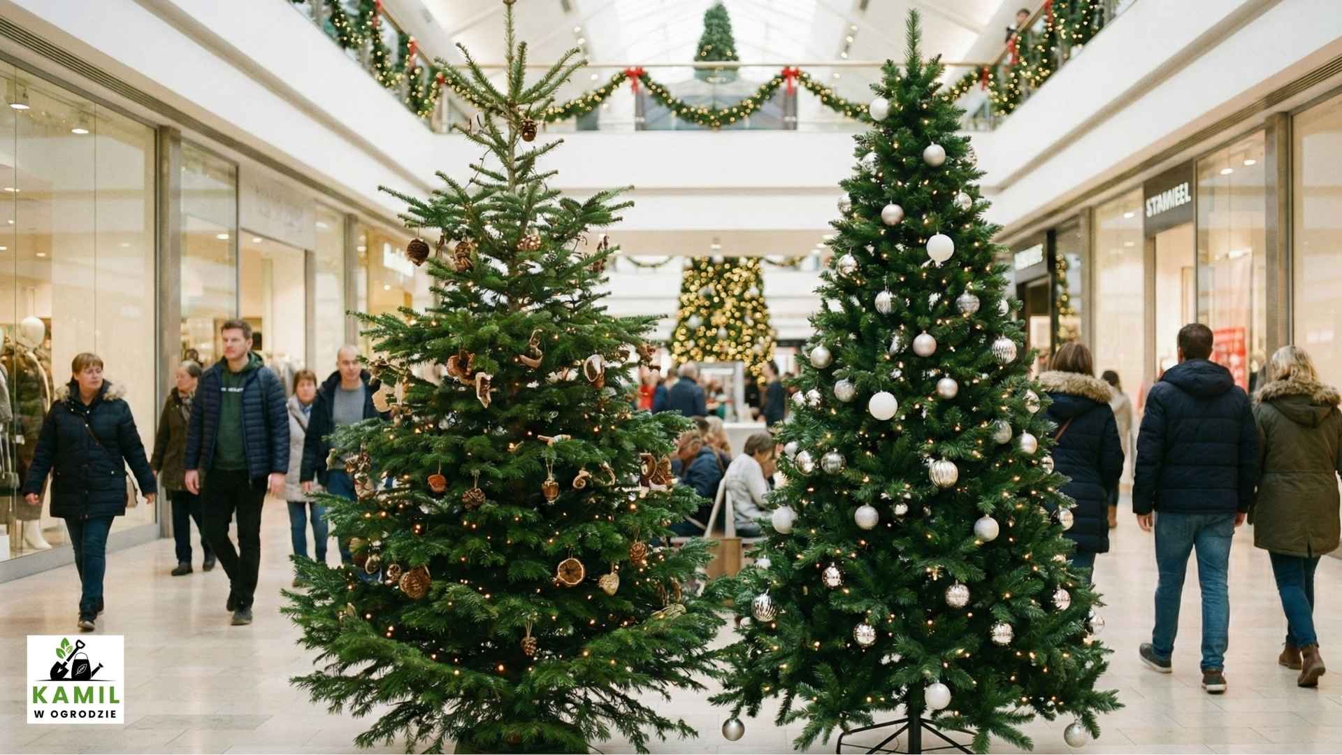 Jaka choinka się nie sypie – żywa czy sztuczna? Którą wybrać? | foto. Kamil w Ogrodzie