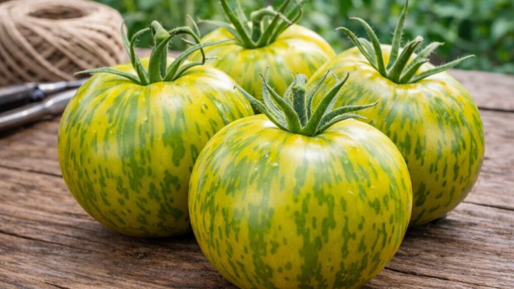 Green Zebra – zielony pomidor, który smakiem zaskakuje nawet doświadczonych ogrodników | foto. Kamil w Ogrodzie