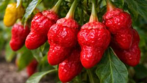 Ostra papryka Pot Bubble Gum – ekstremalna odmiana z charakterystycznym pierścieniem | foto. Kamil w Ogrodzie