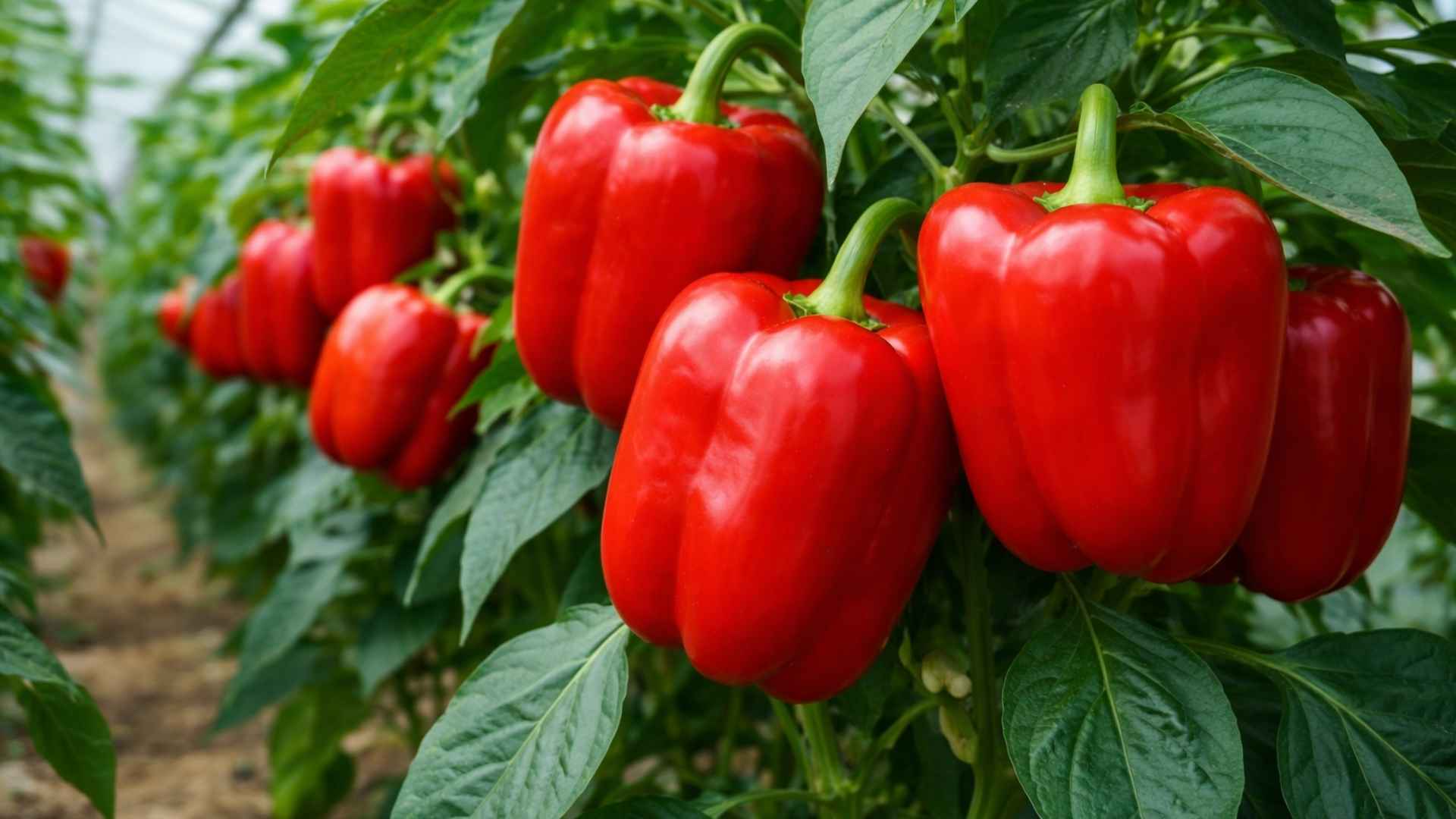 Papryka słodka California Wonder – klasyczna „papryka dzwonkowa” o grubych ściankach | foto. Kamil w Ogrodzie