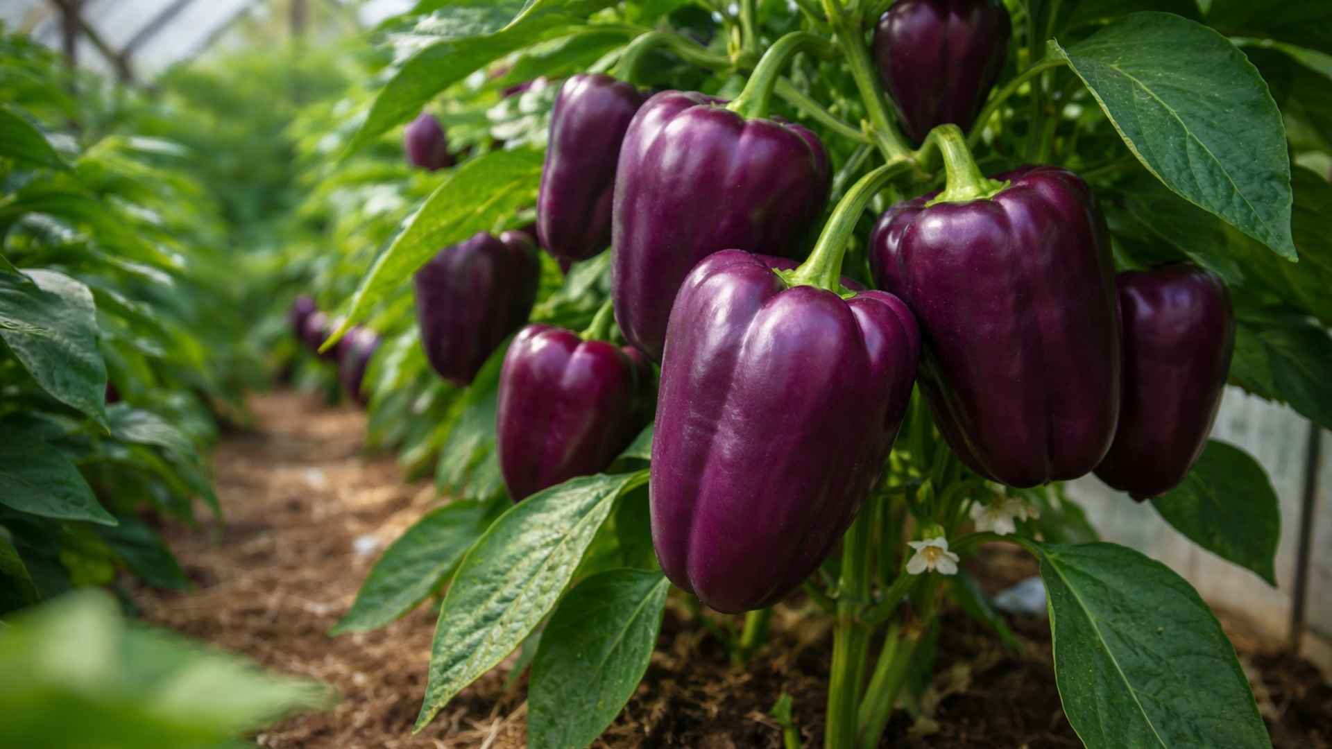 Papryka słodka Oda fioletowa – dekoracyjna odmiana o ciemnym wybarwieniu i łagodnym smaku | foto. Kamil w Ogrodzie