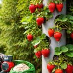 Pionowa uprawa truskawek w rurze PVC – czy to ma sens? Sprawdziłem. Oto moje wnioski. | foto. Kamil w Ogrodzie