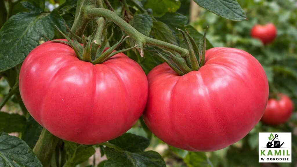 Pomidor Malinowy Warszawski | foto. Kamil w Ogrodzie