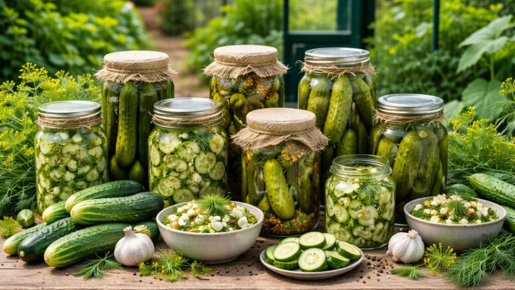 Ogórki gruntowe najlepsze odmiany do wykorzystania na przetowry | foto. Kamil w Ogrodzie