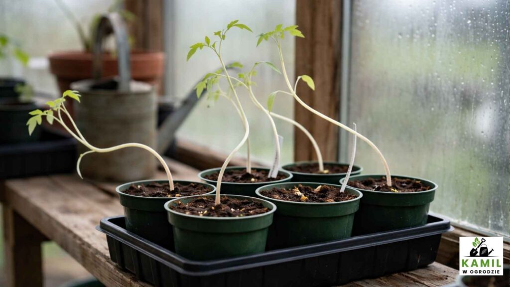 Czy to normalne, że sadzonki pomidorów są cienkie i wyciągnięte? NIE. To oznacza zbyt małą ilość światła | foto. Materiały własne