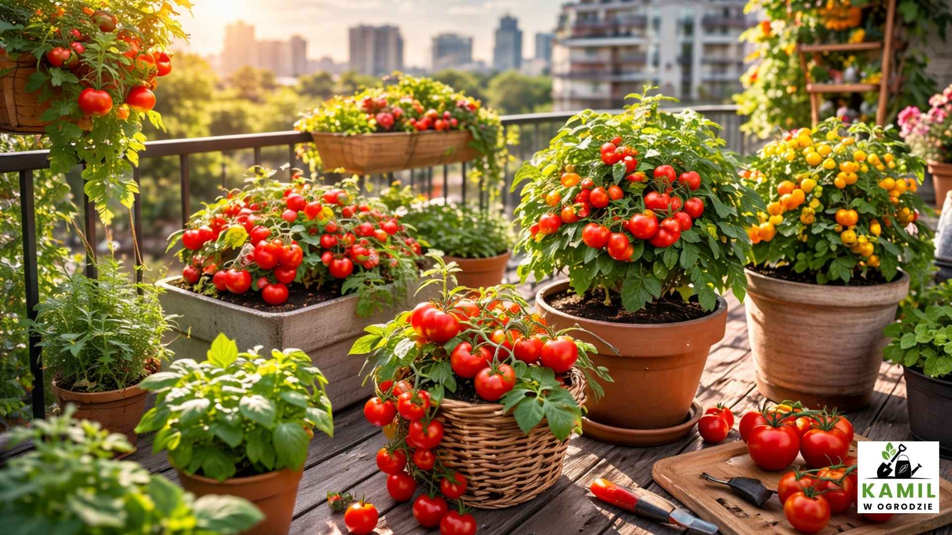 Pomidory do uprawy na tarasie i balkonie – najlepsze odmiany + kompletny poradnik krok po kroku | foto. Kamilwogrodzie.pl