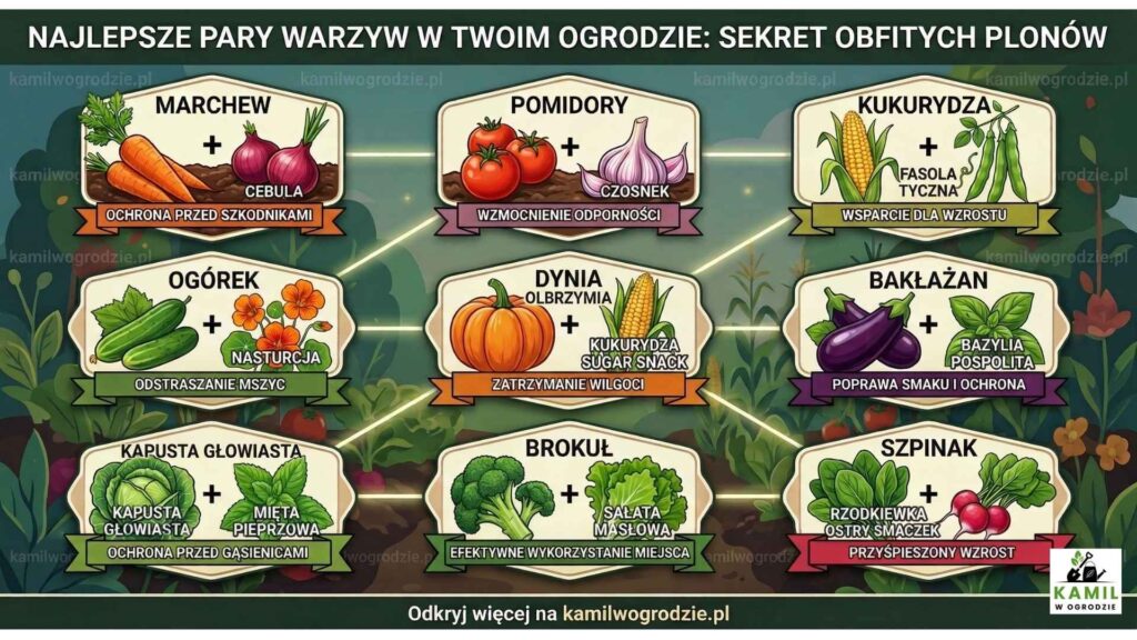 Te pary warzyw to „ogrodowe małżeństwa”. Plony będą rekordowe! | foto. Kamil w Ogrodzie