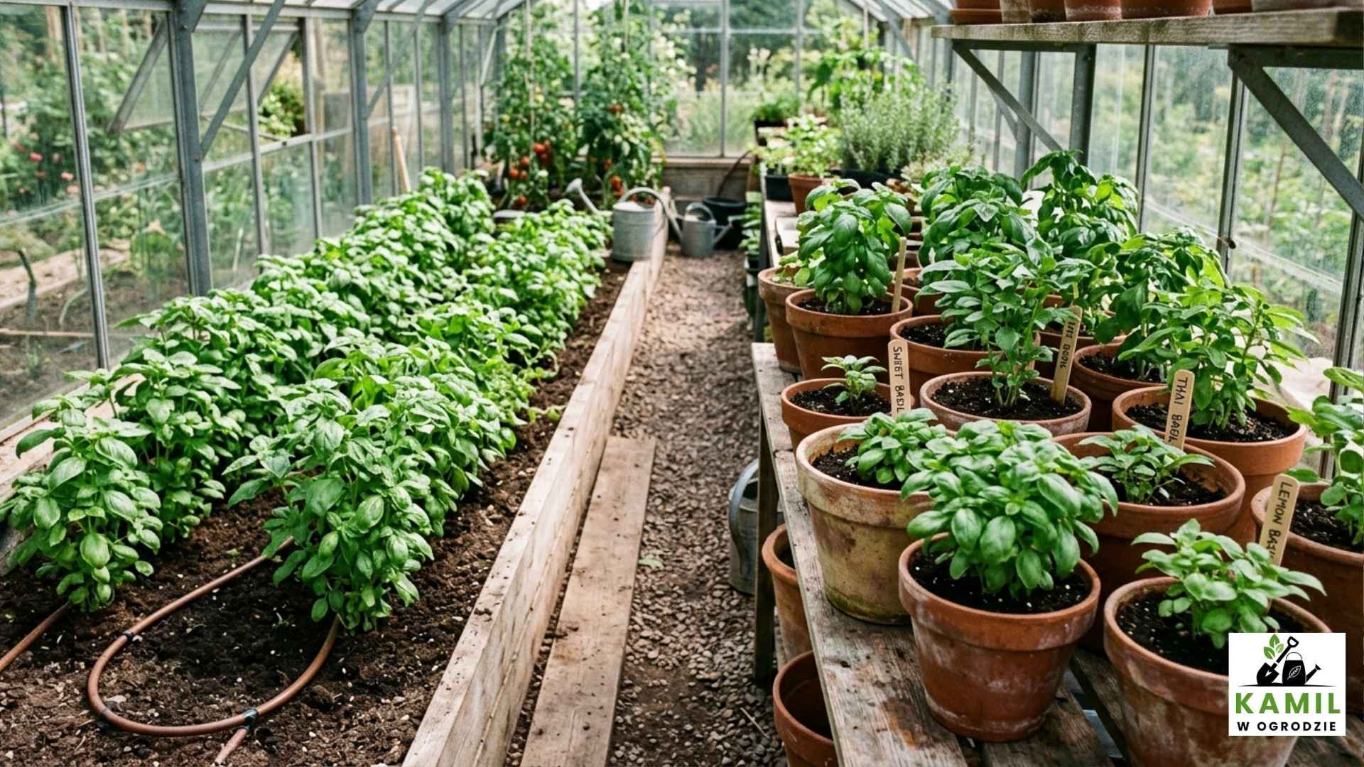 Uprawa bazylii – jak siać, pielęgnować i zbierać, by rosła bujnie przez cały sezon | foto. Kamilwogrodzie.pl