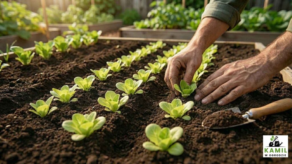 Uprawa sałaty masłowej w ogródku | foto. Kamilwogrodzie.pl