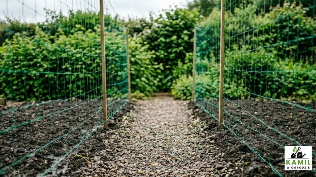 Gdy twoja konstrukcja będzie gotowa - przygotuj nasiona i wysiej je wzdłuż siatki zgodnie z terminem wysiewu i zaleceniami z opakowania nasion. | foto. Kamilwogrodzie.pl