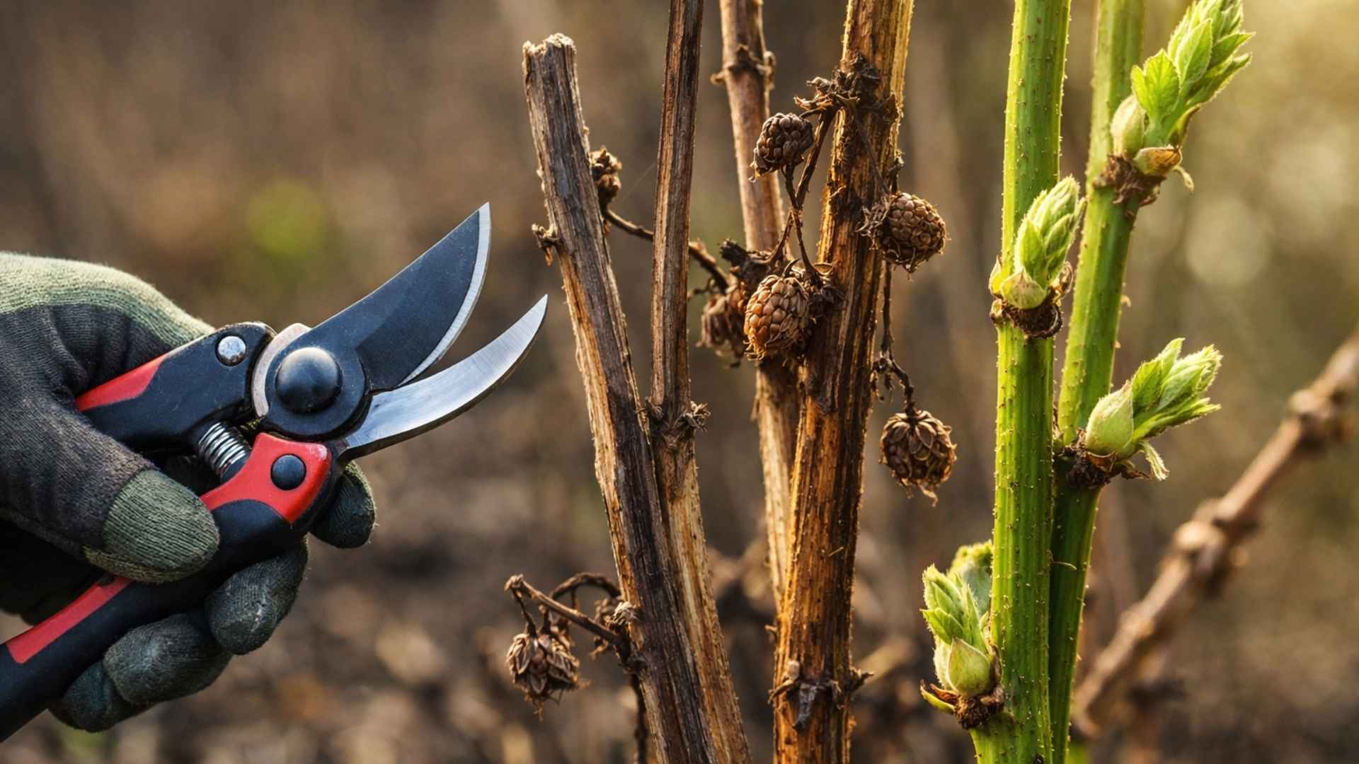 Stop! Zanim chwycisz za sekator, sprawdź, jakie masz maliny. Ten jeden błąd pozbawi Cię całych zbiorów!