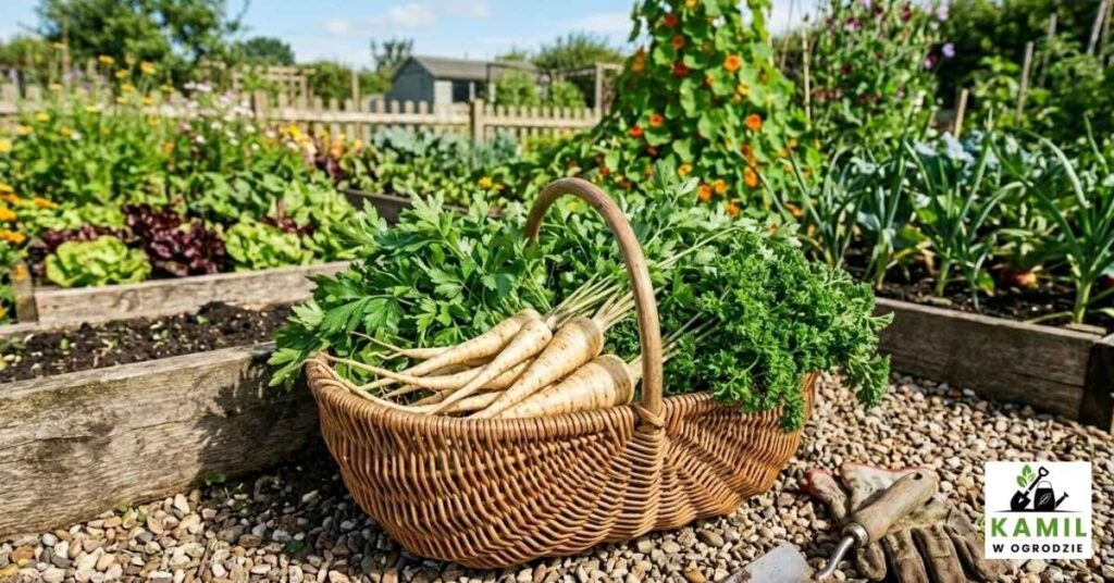 Uprawa pietruszki korzeniowej i naciowej – kiedy siać, jak uprawiać i zwiększyć plon | foto/ Kamil w Ogrodzie