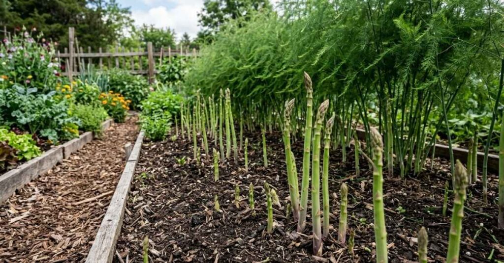 Uprawa szparagów w ogrodzie – jak założyć szparagarnię i zbierać własne pędy przez lata | foto. Kamil w Ogrodzie