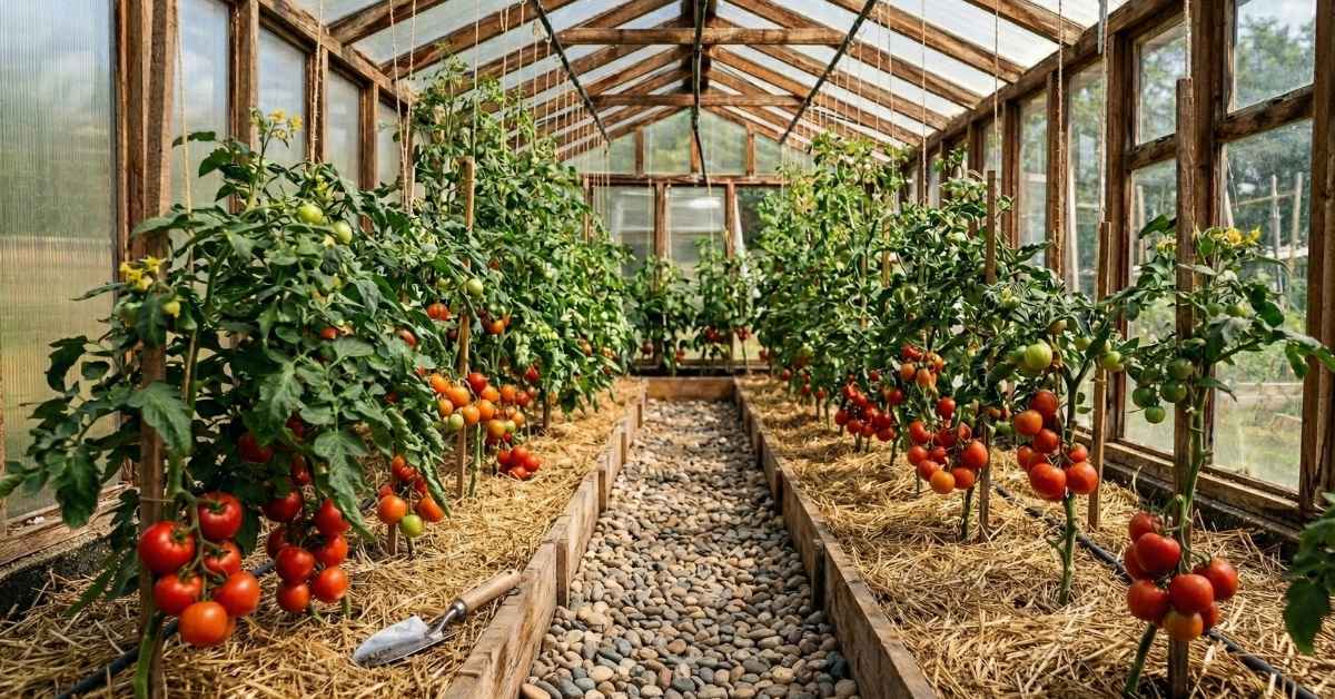 Ściółkowanie pomidorów słomą – permakultura bez mitów i przesady