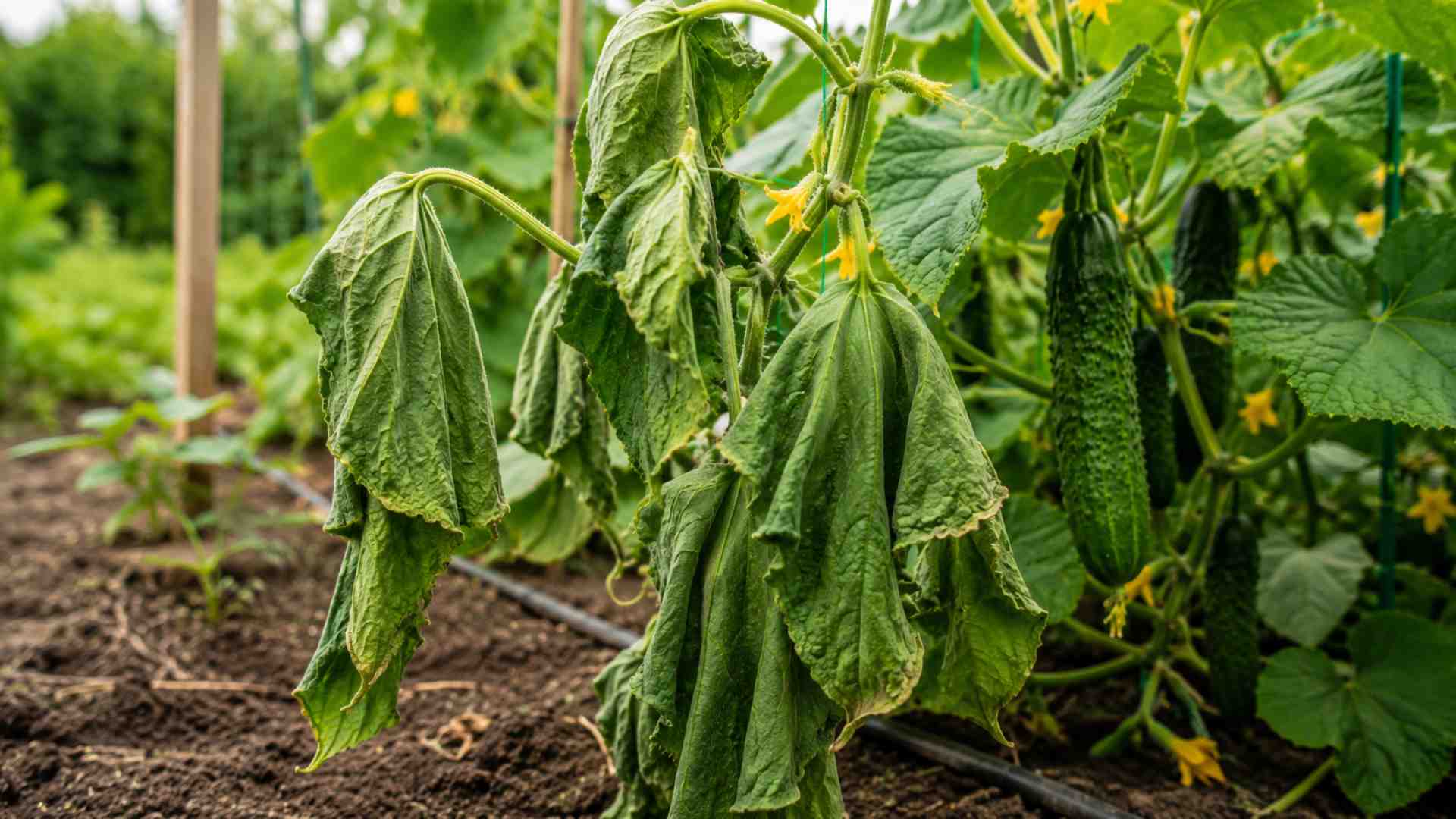 Ogórki więdną w dzień, a wieczorem odżywają? To sygnał, którego nie wolno lekceważyć