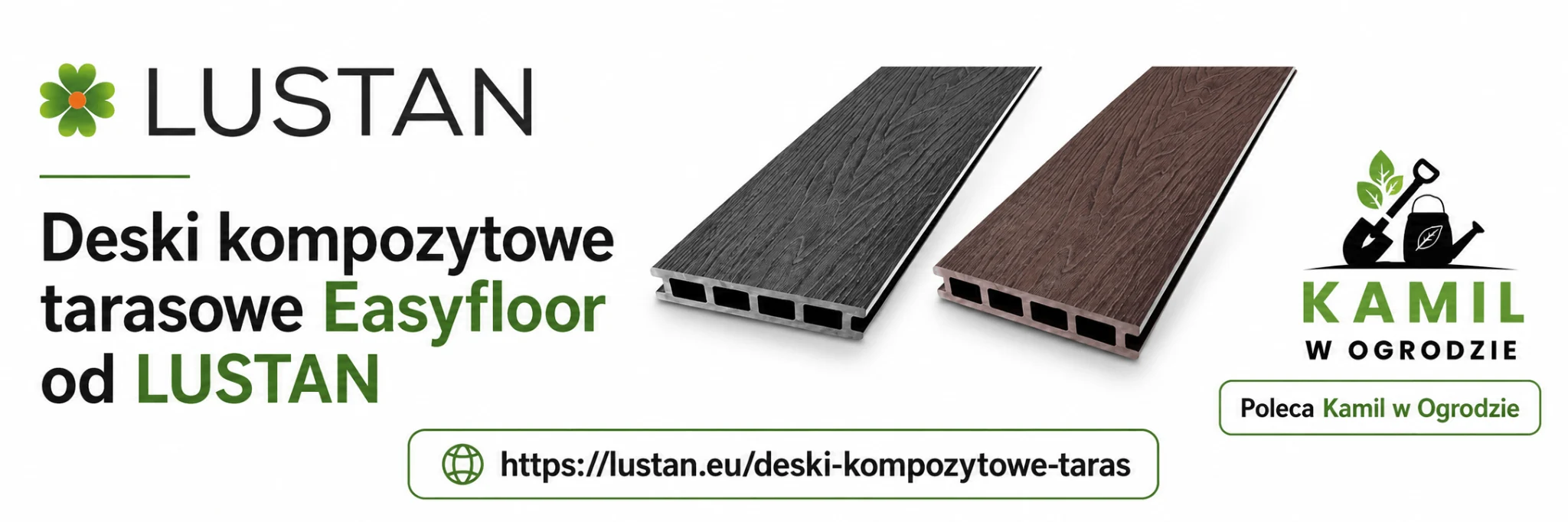 Deski kompozytowe tarasowe EASYFLOOR od Lustan